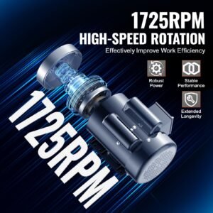 1.5HP Electric Motor 1725 Rpm, AC 115V/230V, 56C Frame, Air Compressor Motor Single Phase, 5/8' Keyed Shaft, CW/CCW Rotation For Agricultural Machinery And General Equipment - Image 3