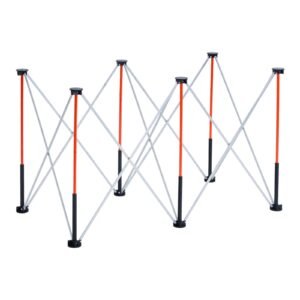 Portable Folding Workstand 4.15 X 2.18ft Collapsible Work Stand 2500lbs Capacity - Image 1
