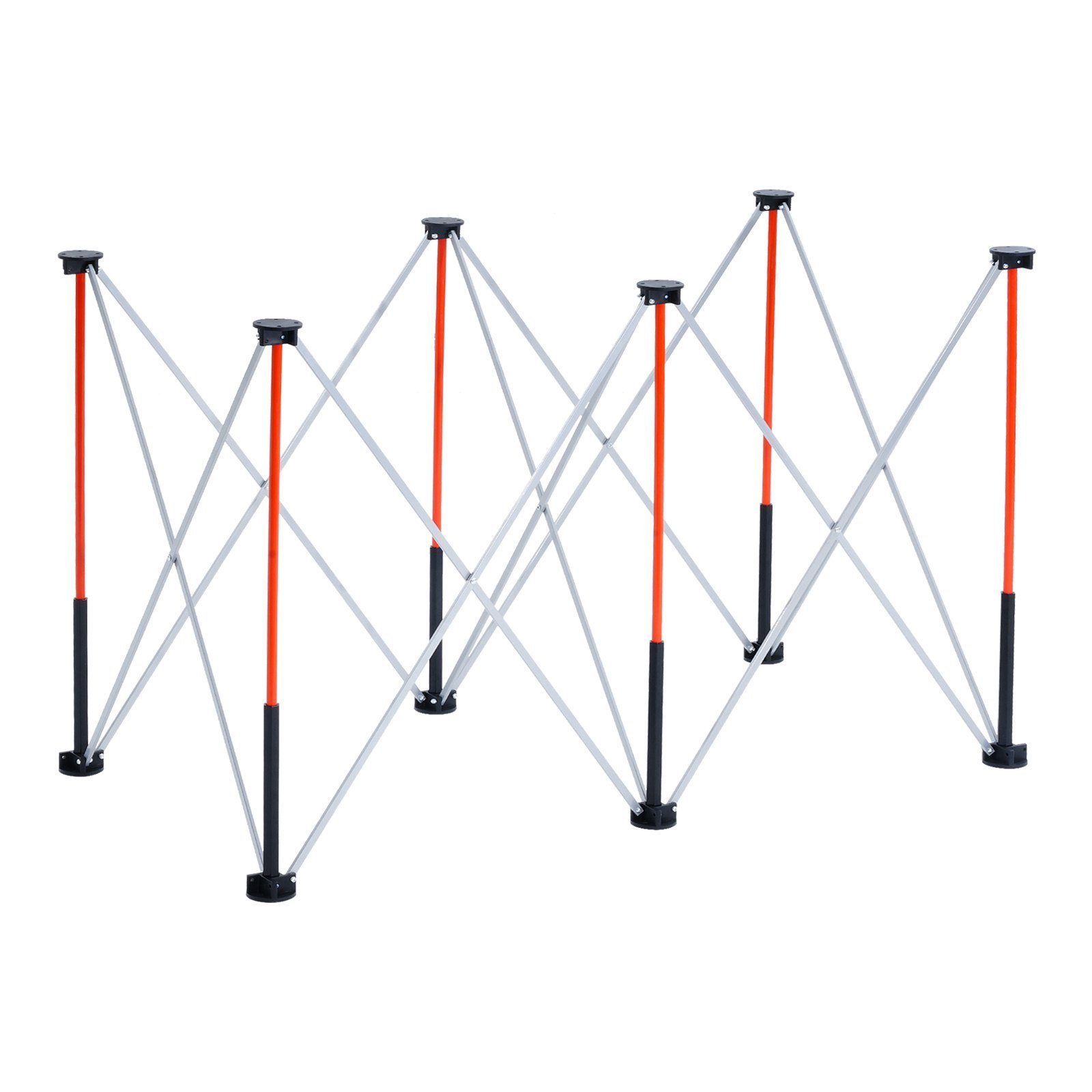 Portable Folding Workstand 4.15 X 2.18ft Collapsible Work Stand 2500lbs Capacity - Image 1
