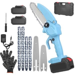 Electric Mini Chainsaw Portable Handheld Cordless Small Chain Saw Battery Powered - Image 7
