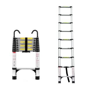 8.5FT Telescopic Aluminum Ladder For Home And Outdoor Use - Image 11