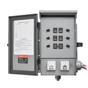 Manual Transfer Switch 30A Generator Transfer Switch Kit NEMA 3R 7500W 120/240V - Image 1