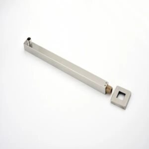 Shower Arm With Flange, 1/2 NPT Tapered Threads, Rain Shower Head Arm, Wall Mount Shower Extension Arm - Image 2