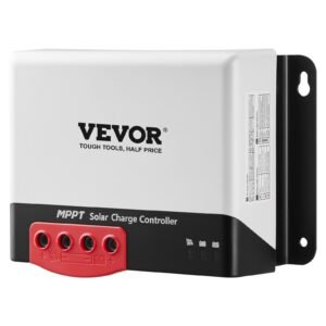 50A MPPT Solar Charge Controller, 12V / 24V Auto DC Input, Solar Panel Regulator Charger With Bluetooth Module, 98% Charging Efficiency For Sealed(AGM), Gel, Flooded And Lithium Battery Charging - Image 1