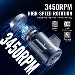 1HP Electric Motor 3450 Rpm, AC 115V/230V, 56C Frame, Air Compressor Motor Single Phase, 5/8' Keyed Shaft, CW/CCW Rotation For Agricultural Machinery And General Equipment - Image 4