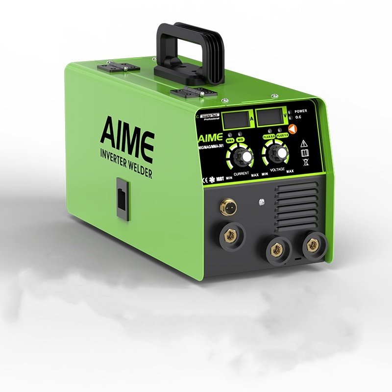140A 3 In 1 MIG Welder, Solid Wire, MIG Lift TIG Manual Welding Equipment 10 IGBT Inverter, Synergistic Control, LED Display
