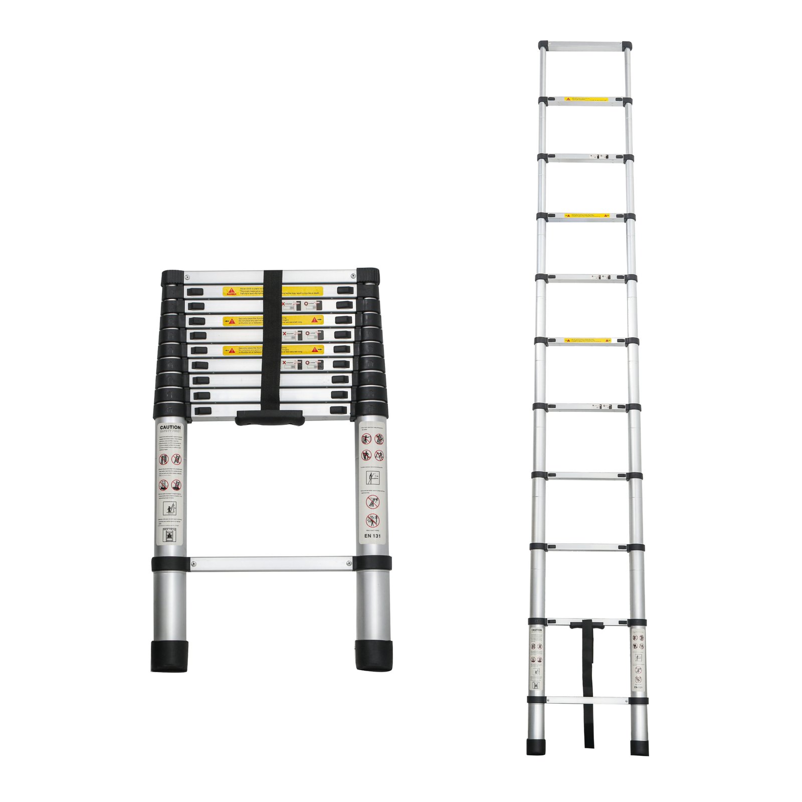 Aluminum Telescoping Ladder For Outdoor Work - Image 7