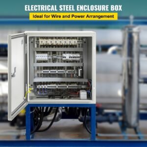 NEMA Steel Enclosure, 16 X 16 X 8'' NEMA 4X Steel Electrical Box, IP66 Waterproof & Dustproof, Outdoor/Indoor Electrical Junction Box, With Mounting Plate - Image 3