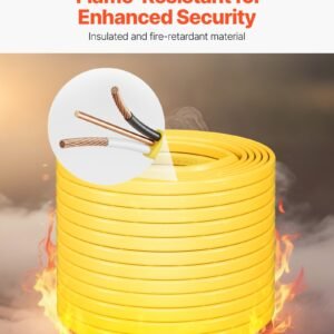 NM-B Wire 14AWG/2C Copper Core Cable 100 Ft Electrical Wire With Ground - Image 2