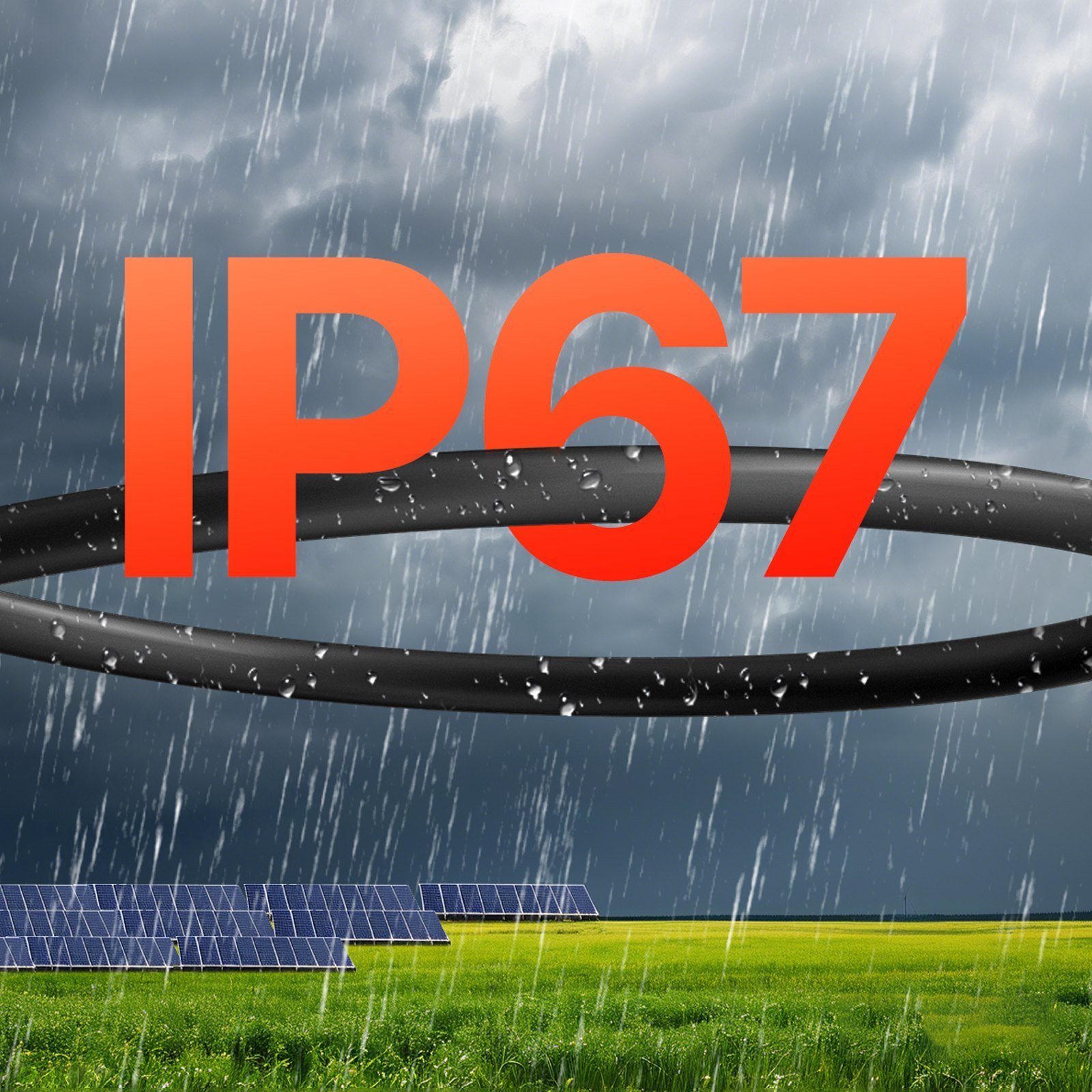 100FT Solar Panel Extension Cable 10AWG Waterproof PV 6mm² Cable Black - Image 6
