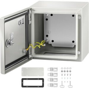 VEVOR NEMA Steel Enclosure,  NEMA 4X Steel Electrical Box, IP66 Waterproof & Dustproof, Outdoor Indoor Electrical Junction Box - Image 8