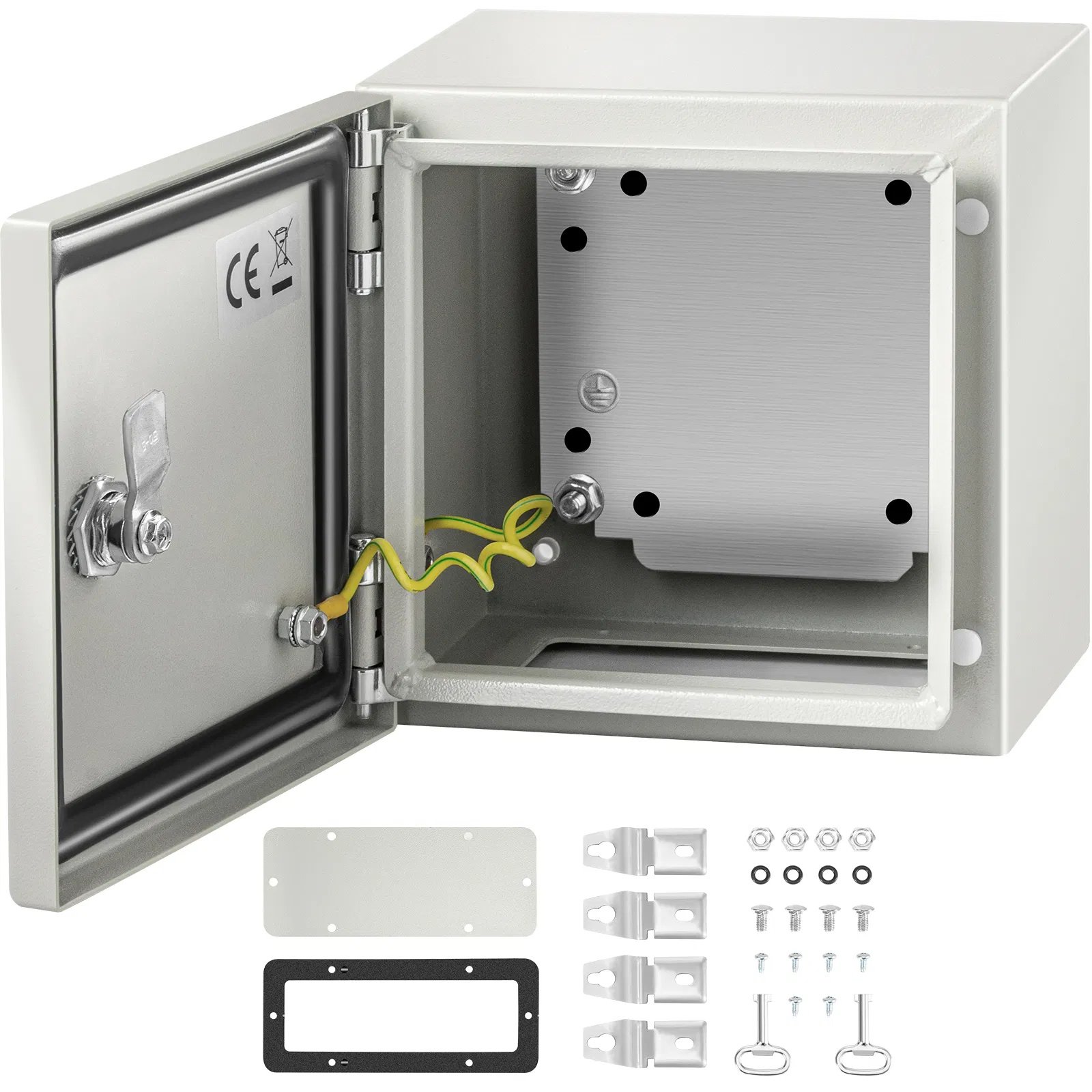 VEVOR NEMA Steel Enclosure,  NEMA 4X Steel Electrical Box, IP66 Waterproof & Dustproof, Outdoor Indoor Electrical Junction Box - Image 1