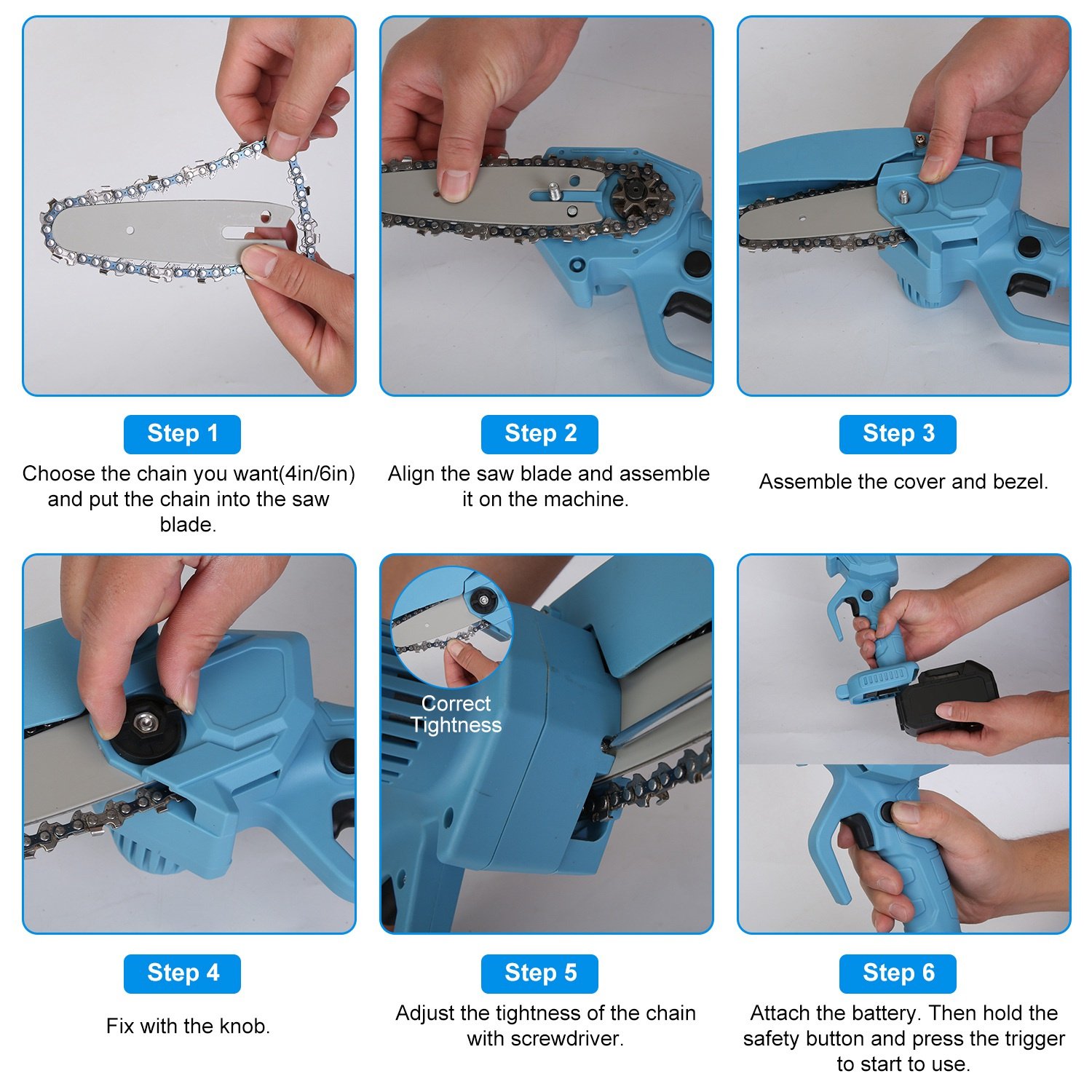 Mini 4-inch And 6-inch Chain Saws Will Not Be Shipped On Weekends - Image 3