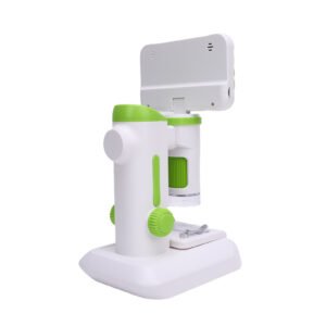 Kids Microscope 1600X Digital Microscope With 4 Inch 1080P Screen Handheld Portable Microscope For Children Educational Science Kit With Slides - Image 4