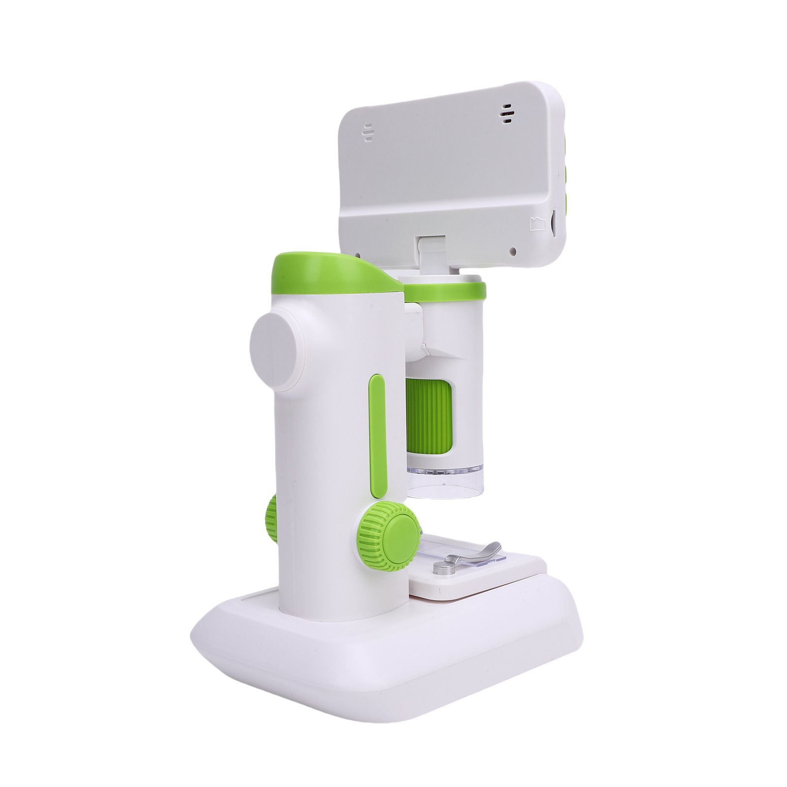 Kids Microscope 1600X Digital Microscope With 4 Inch 1080P Screen Handheld Portable Microscope For Children Educational Science Kit With Slides - Image 4