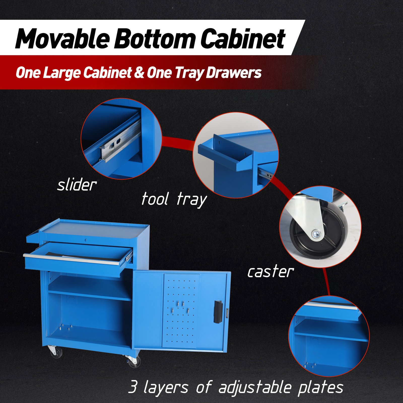 TOOL STORAGE CABINET FOR HOME & GARAGE USE - Image 2