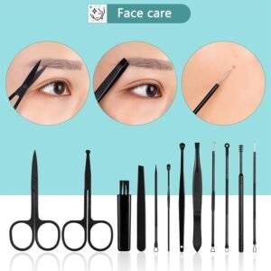 18-Piece Nail Clippers Trimming Tool Set Manicure Set Pedicure Kit Nail Clippers  Professional - Image 3