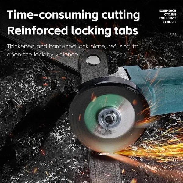 Bicycle Folding Lock 2 Keys 87cm High Security Alloy Steel Lock For MTB Road Bike E-Bike Anti-Theft Foldable Lock