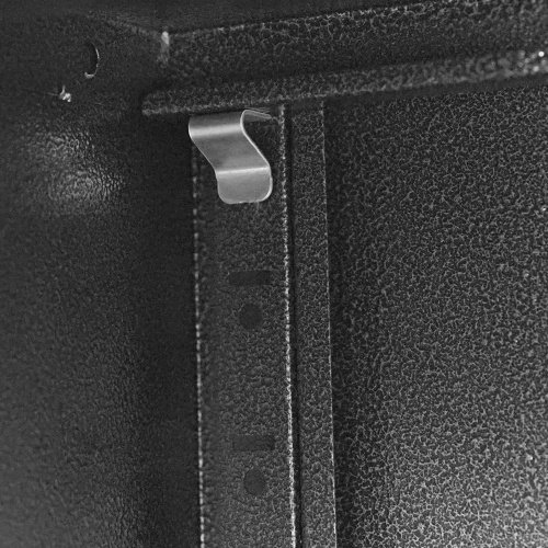 Metal Wall-Mounted Tool Storage Cabinet With Locking Door And 1 Shelf 1 Opened Drawer For Garage Warehouse,Office,Assembly Required