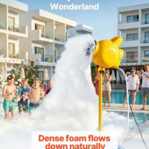 Foam Machine, Adjustable Angle Control Foam Cannon Party Machine, Bubble Cannon With 37QT Water Tank, Stable Vertical Design, Dense Foams Maker For Gatherings, Celebrations & Party - Image 5
