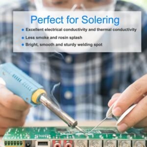 Soldering Wire 60/40 Tin Lead Rosin Core 0.031'/0.8mm 1.7% Flux Electrical Solder Wire Sn60 Pb40 1lb - Image 3