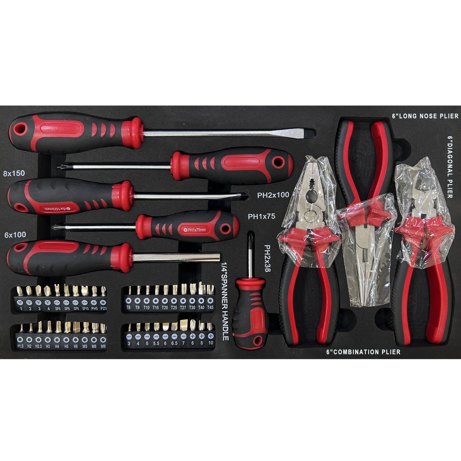 3 Drawer Tool Box With Tool Set - Image 7