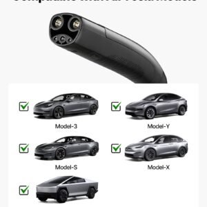Level 2 Tesla Charger 40A EV Charger 240V NEMA 14-50P With 25 Ft Cable - Image 3