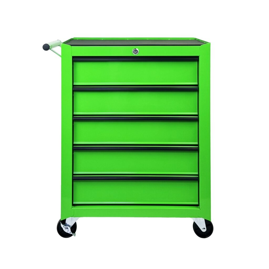 Excelo 5 Drawer Rolling Tool Chest, Steel Storage For Garage And Workshop