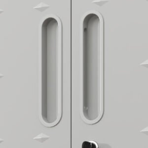 Metal Wall-Mounted Tool Storage Cabinet With Locking Door And 1 Shelf 1 Opened Drawer For Garage Warehouse,Office,Assembly Required - Image 7