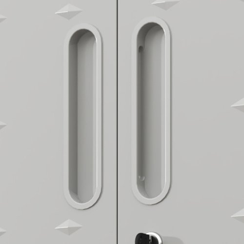 Metal Wall-Mounted Tool Storage Cabinet With Locking Door And 1 Shelf 1 Opened Drawer For Garage Warehouse,Office,Assembly Required