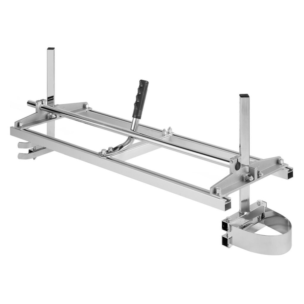 Chainsaw Mill, Portable Sawmill 14'-36' Guide Bar, Galvanized Steel Chainsaw Planking Mill With 0.2'-11.81' Cutting Thickness, Wood Lumber Cross Cutting Saw Mill For Builders And Woodworkers