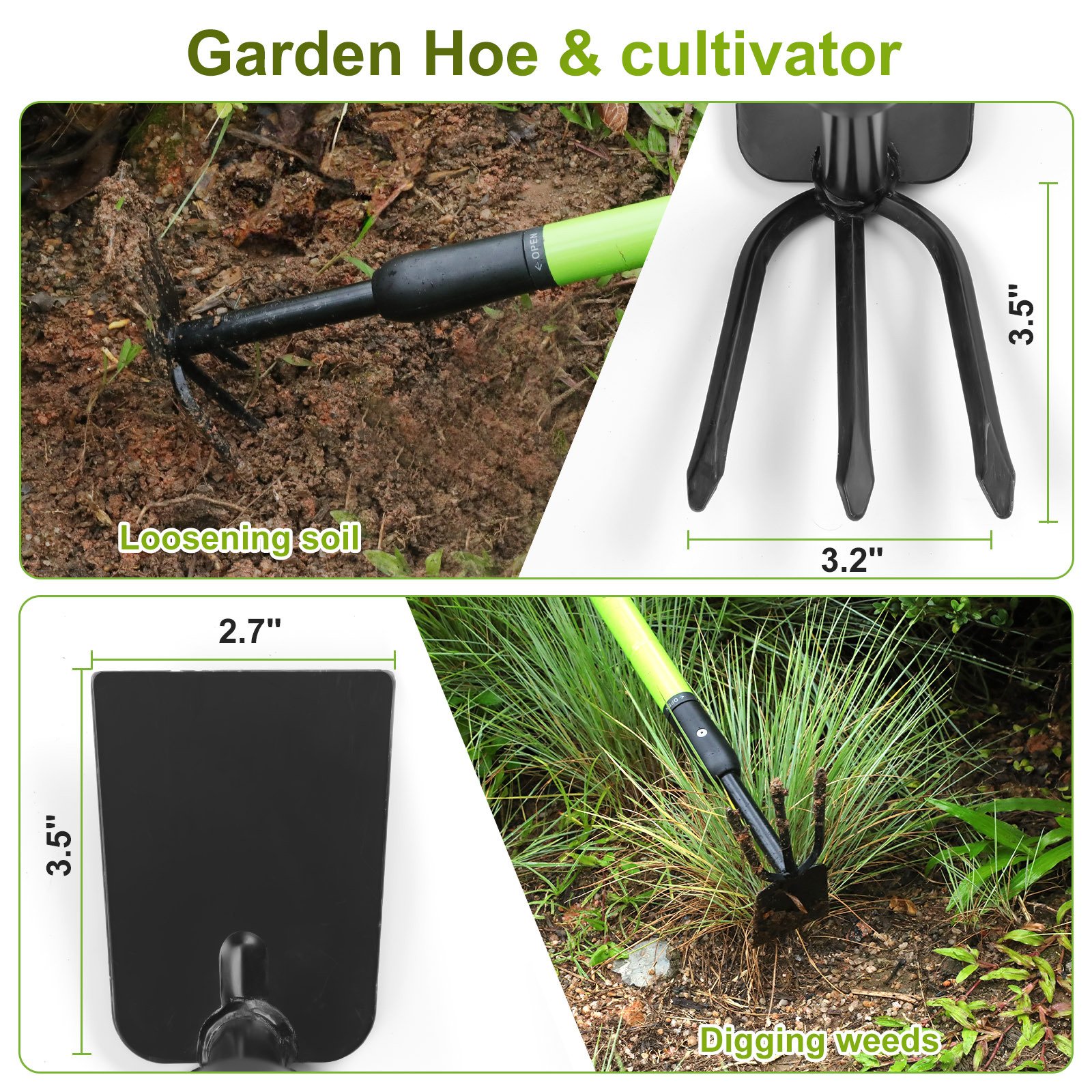 Telescopic Handle Hoe - Image 2