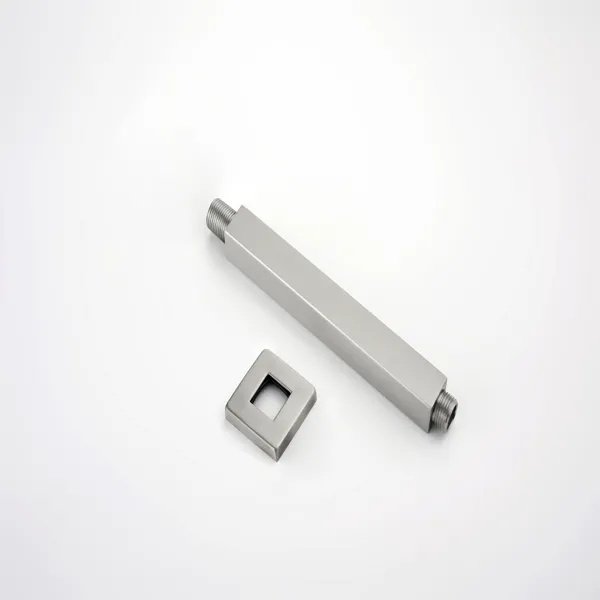 Shower Arm With Flange, 1/2 NPT Tapered Threads, Rain Shower Head Arm, Ceiling Mounted Shower Extension Arm