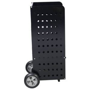 Firewood Cart Fireplace Log Rolling Cart Wood Rack Outdoor Rolling Cart - Image 3