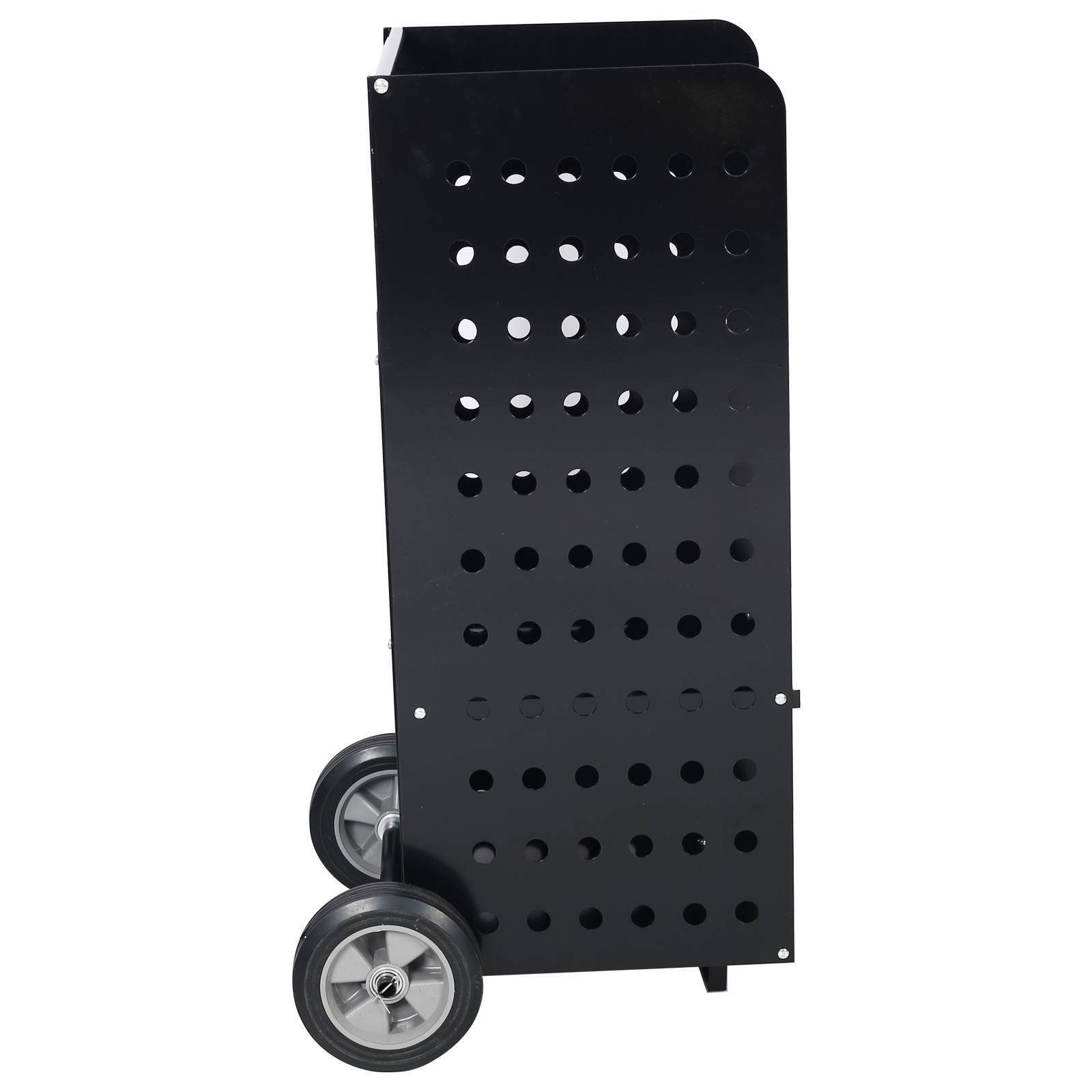Firewood Cart Fireplace Log Rolling Cart Wood Rack Outdoor Rolling Cart - Image 3