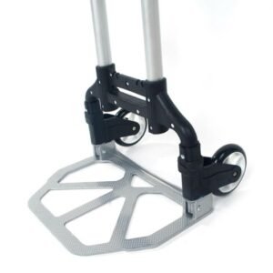 Portable, Foldable, Telescopic Trolley Trolley, Trolley, Luggage Cart, Black - Image 3
