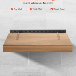 2 Pcs Shelf Bracket 22 Inch / 558.4 Mm Heavy Duty Floating Shelf Brackets - Image 3