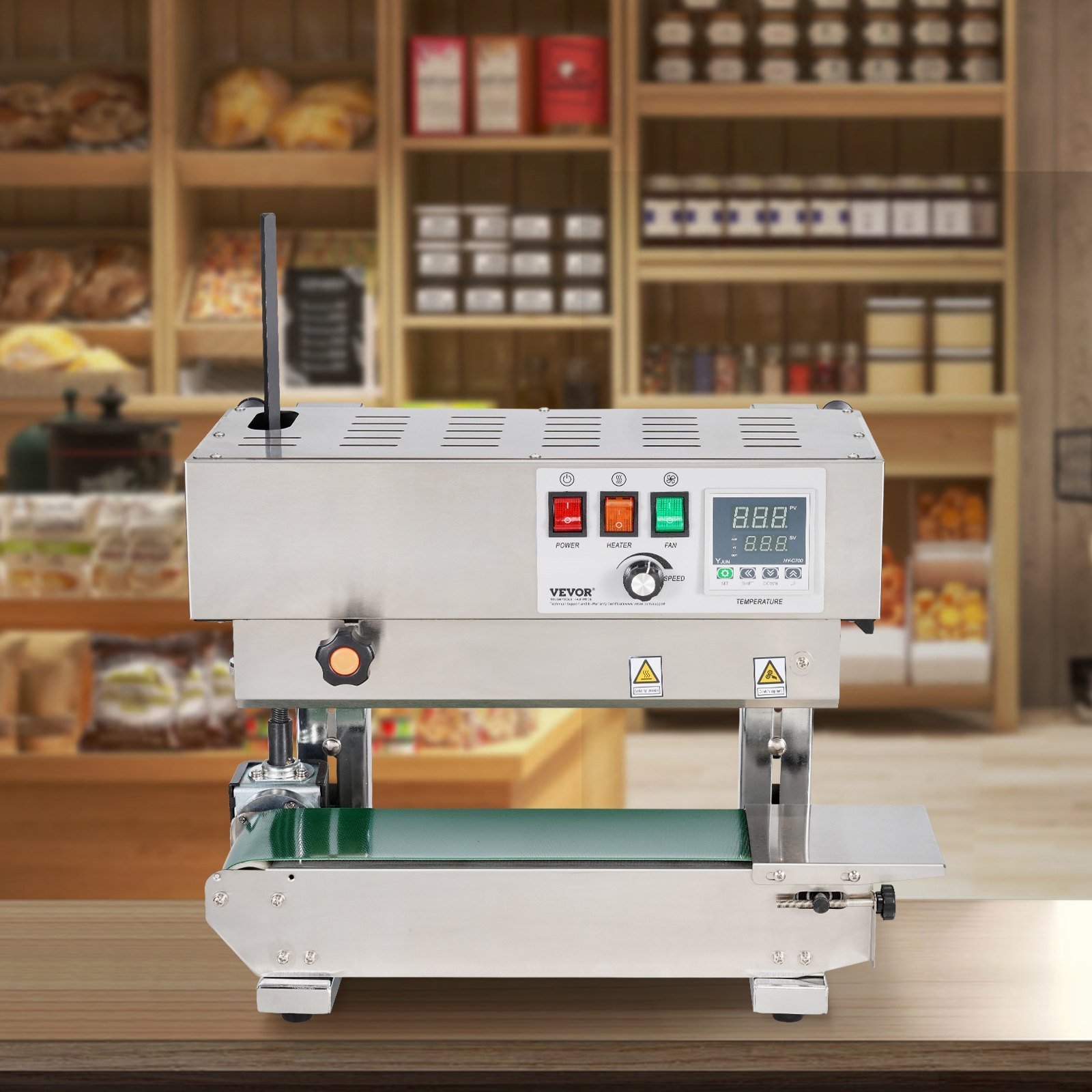 Continuous Bag Band Sealing Machine Vertical Band Sealer Stainless Steel - Image 6