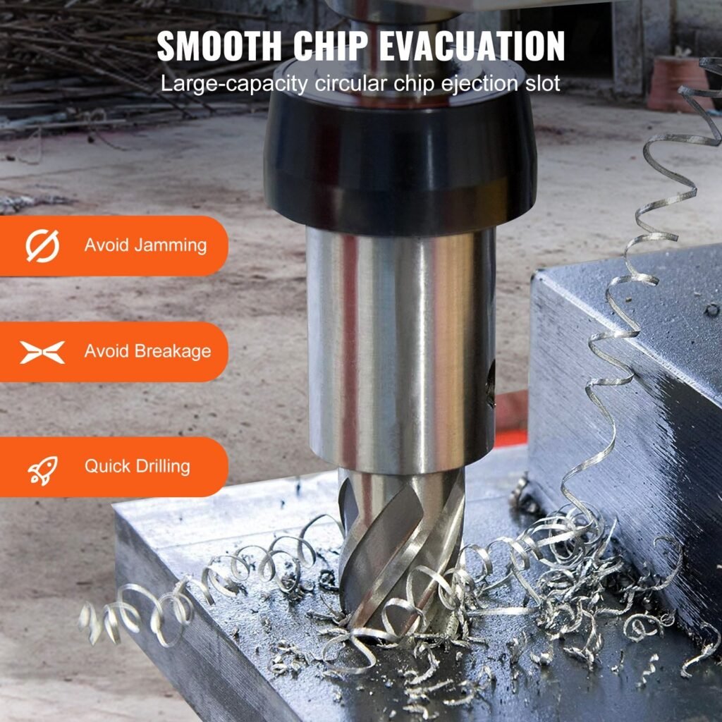 Annular Cutter Set, 13 Pcs Weldon Shank Mag Drill Bits, 7/16' To 1-1/16' Cutting Diameter, 1' Cutting Depth, M2AL HSS, 2 Pilot Pins, Hex Wrench And Portable Case, For Using With Magnetic Drills