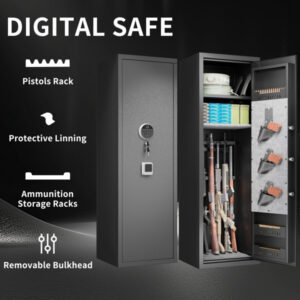 Household Detachable Partition Fingerprint Electronic Safe - Image 4