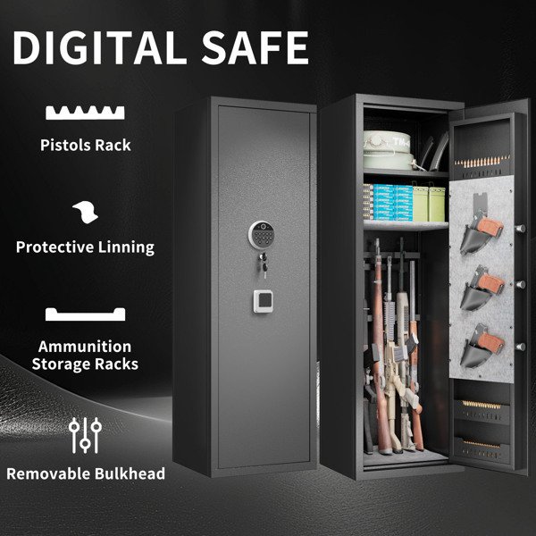 Household Detachable Partition Fingerprint Electronic Safe