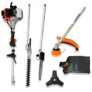 4 In 1 Multi-Functional Trimming Tool Garden Tool System With Gas Pole Saw Trimmer - Image 1