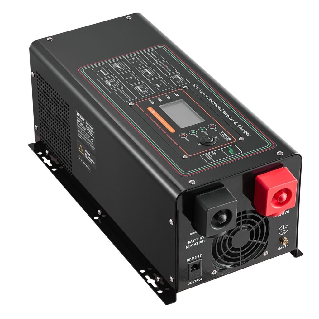 2000W Pure Sine Wave Inverter Charger DC 12V To AC 120V Power Inverter