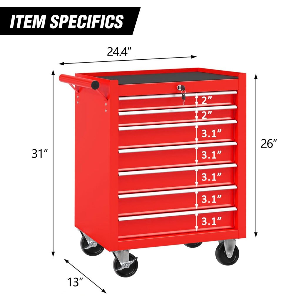 7 Drawers Tool Cabinet