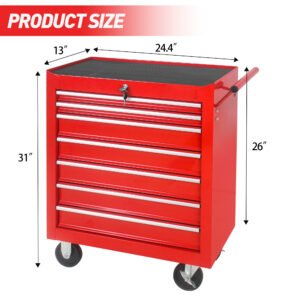 7 Drawers Tool Cabinet - Image 2