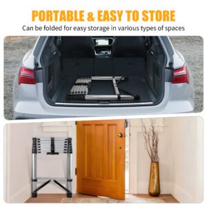 8.56 Feet Compact Telescoping Ladder - Image 9