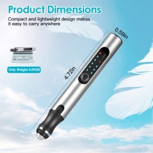 1Set Electric Engraving Pen With 33Pcs Burr Bits 5Pcs Stencils 3 Gears Speed Rechargeable Cordless Professional Engraver Etching Machine For Jewelry Glass Stone Metal Wood - Image 7