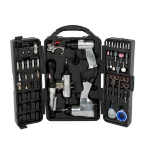 71 Piece Air Tool And Accessories Kit, Impact Wrench, Air Ratchet, Die Grinder, Aire Hammer, Hose Fittings, Storage Case - Image 9