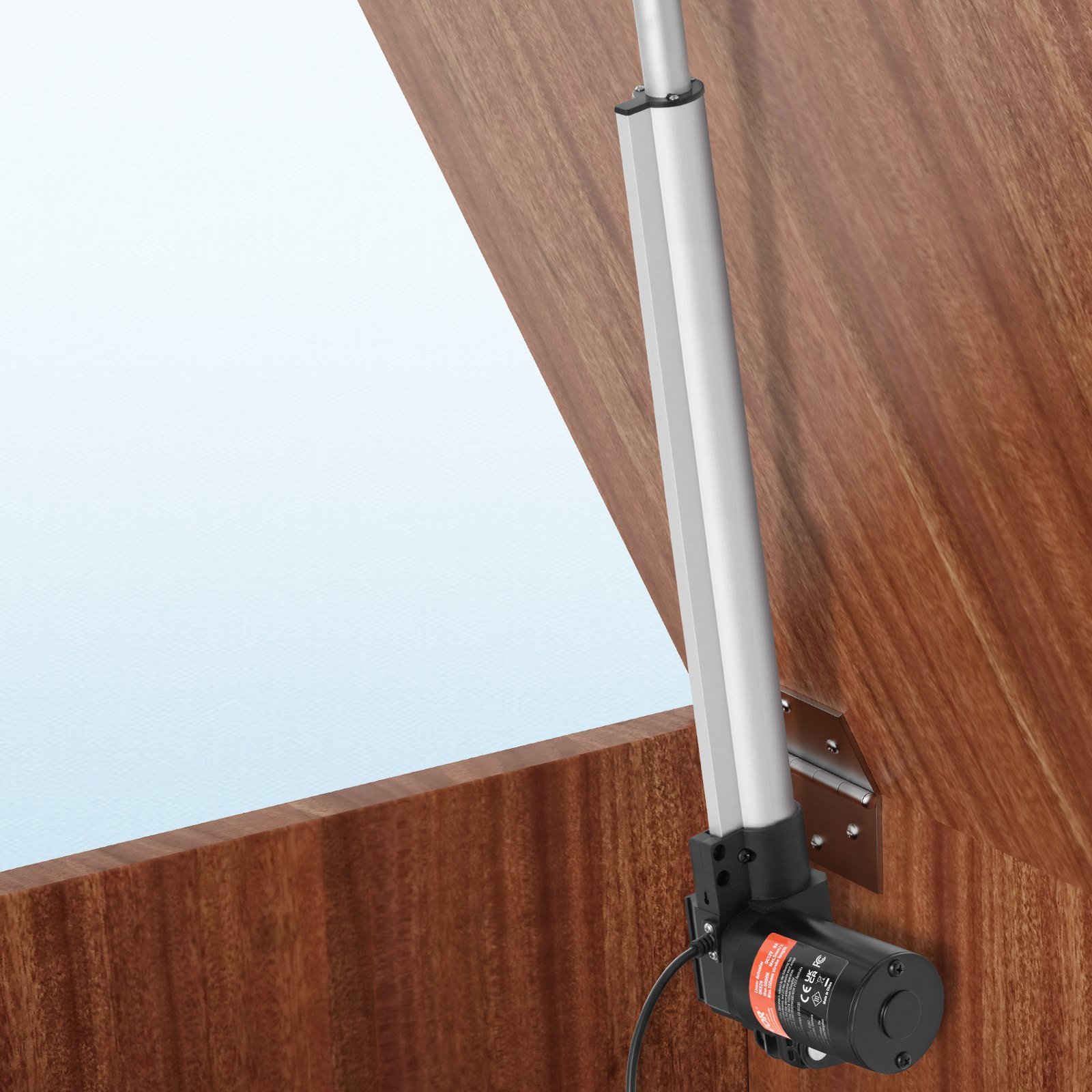 Linear Actuator 12V, 16 Inch Heavy Duty 1320lbs/6000N Linear Actuator, 0.19'/s Linear Motion Actuator With Mounting Bracket & IP44 Protection For Electric Door Industrial Machinery Vessels Cargo - Image 6