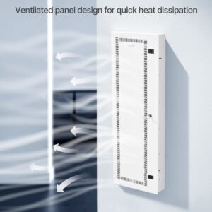 Structured Media Center Enclosure 42 In With Vented Hinged Door Cable Management - Image 5